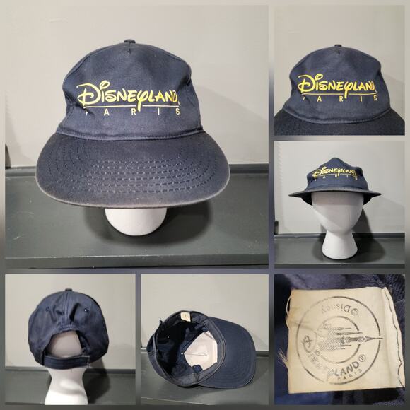 VTG Disneyland Paris Walt Disney Park Adult Adjustable Strapback Hat Cap